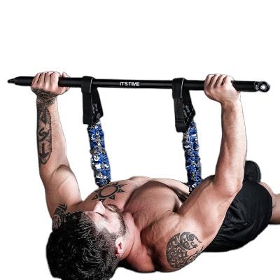 China Press Bench Stretcher Dumbbell Household Elastic Band Barbell Elastic Band Exercise Chest Muscle Nylon Fitness Equipment for sale