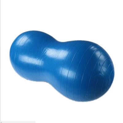 China Smooth Explosion-proof Peanut Pilates Gymnastics Massage Peanut Balance Yoga Massage Ball Gym Anti-Pressure Yoga Ball Home Training Ball for sale