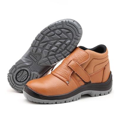 China Fashionable Soft Sole Steel Toe New Industrial No Lace Welding Safety Shoes For Heavy Duty Worker SNB1204 for sale