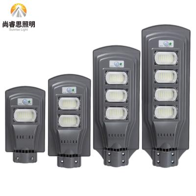 China ROAD outdoor LED all in one solar street light 60W 90W 120W 3W integrated led solar street light IP65 for sale