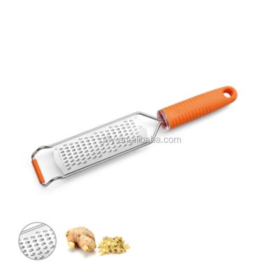 China Sustainable Food Graters For Kitchen Stainless Steel Vegetable Cheese Grater Flat - Zester Crude Grater for sale