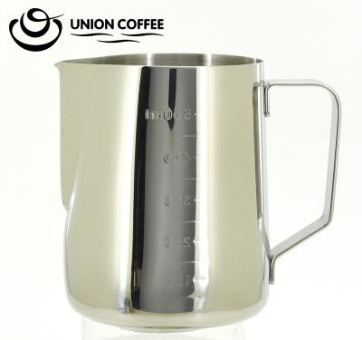 China Viable New Design Multifunctional Stainless Steel Espresso Bartender Craft Cup Milk Frothing Latte Coffee Pitcher for sale