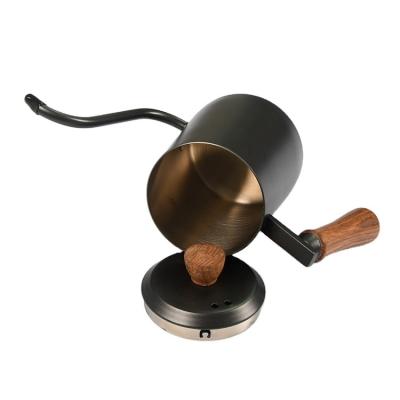 China Customized High Quality 350ml Sustainable Gooseneck Stainless Steel Pour Over Coffee Kettle for sale