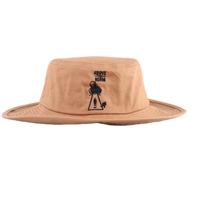 China Best Cheap Striped Cotton Twill Embroidery Bucket Hats Bucket Hat for sale