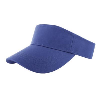 China Newest Common Wholesale Cheap High Quality Empty Navy Blue Sun Visor Cap With Custom Logo for sale