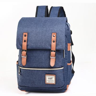 China New Style Waterproof Most Popular Designer Vintage Canvas Men's Backpack for sale