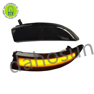 China ABS+LED 2Pcs Dahosun Flow Side Wing Rearview Mirror Indicator Blinker For 2009-2014 Ford Fiesta LED Dynamic Turn Signal Light for sale