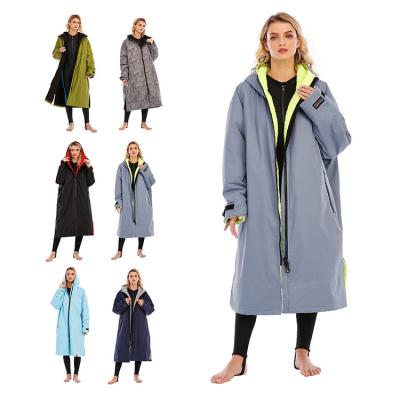 China Viable No Sand Adult Summer Swimming Hoodies Beach Superfine Fiber Poncho Towel Coat Surfing Superfiber To Replace Long Dresses for sale