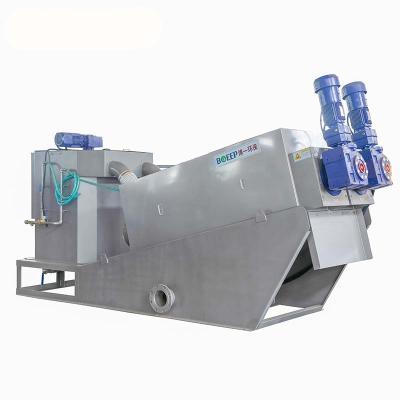 China Automatic plant sludge screw press thickening machine for municipal sewage treatment plant for sale