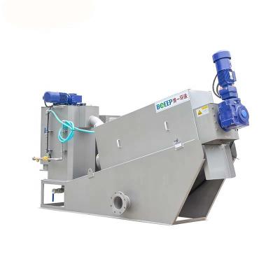 China Factory Textile Sewage Treatment Dewatering Screw Filter Press Machine for sale