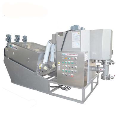 China Mobile Screw Press Slurry Plant Dewatering Machine For Wastewater Treatment Plant for sale