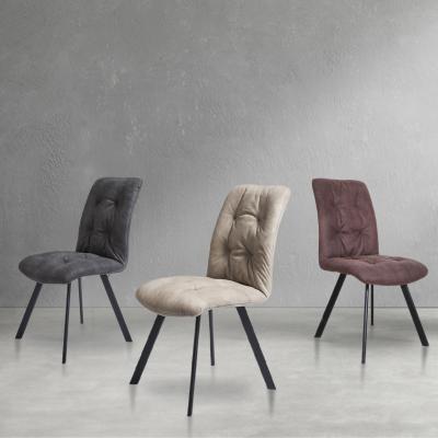 China Nordic Style Convertible Coffee Dining Ergonomic Chair Bedroom Leisure Chair New Design Sponge Cloth Cushion Chair for sale