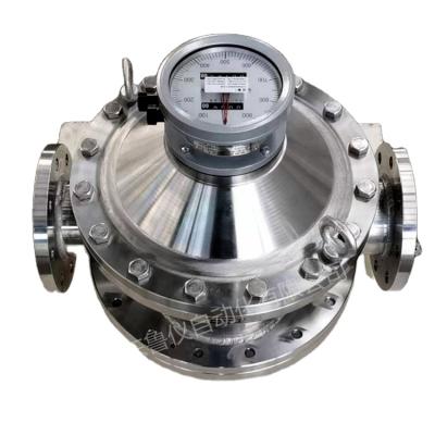 China Flow Measurement of High Viscosity Medium with Elliptical Velocity Flowmeter LY-LC for sale