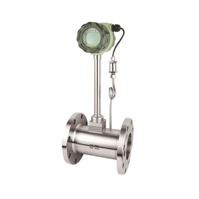 China Flange Connection Vortex Steam Flow Meter Manufacturer Good Price Stainless Steel Vortex Flow Meter for sale