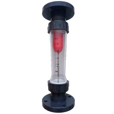 China Plastic Float Water Liquid Flow Meter Rotameter Plastic PVC Rotameter for sale