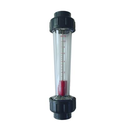 China Large Measuring Range Rotameter Water Flow Meter 3000l/h Plastic Water Flowmeter Plastic Rotameter for sale