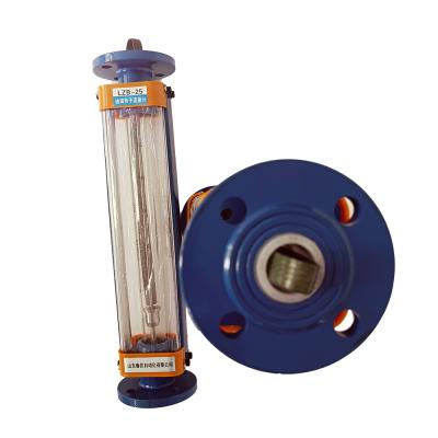 China Acid Glass Tube Rotameter Flow Meter For DN40 DN50 Alkali Glass Rotameter for sale