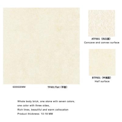 China Full-body 600*600 modern engineered ceramic tiles, one-stone multi-face porcelain texture natural stone tiles for sale