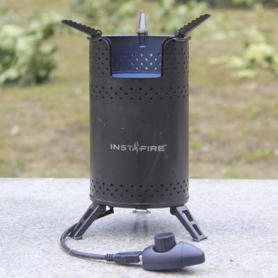 China Outdoor Portable Mini Folding Barbecue Outdoor Grill Backpacking Raising Cooking Cooker Indoor Stove For Camp for sale