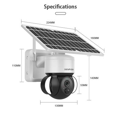 China Human Motion Tracking Water Proof Solar Power WIFI Monitor Camera Surveillance CCTV Camera System 4G Wireless System for sale