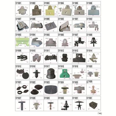 China Plastic Automotive Parts Bumper Clips Automotive Fastener Clips Automobile Fastener Clips And Plastic Fastener Kits for sale