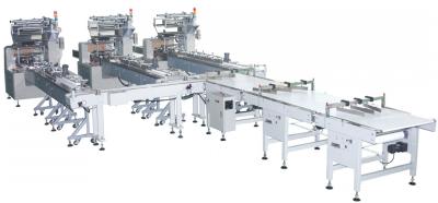 China Hohe Geschwindigkeit automatisierte Pack-Band 120 Taschen Min Flow Packing Machine zu verkaufen