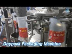 Tofu Doypack Packaging Machine High Speed Automated With Vacuum System