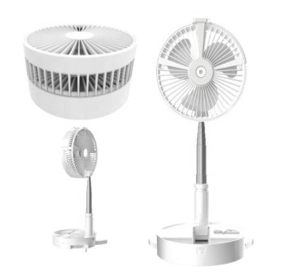 China Factory Wholesale Price Car Factory Wholesale Price LED Night Light Jet Rechargeable Portable Handheld Mini Folding Standing Fan for sale