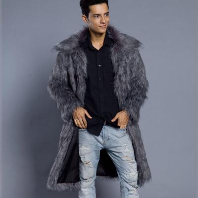 China Anti-Shrink Latest Style Men Winter Casual Faux Fur Jacket With Low Price for sale