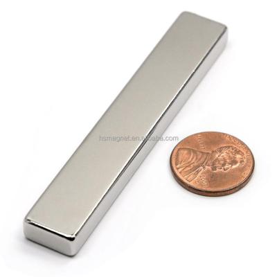 China High Quality Industrial Magnet 60x10x5mm Neodymium N35 Block Magnets For Sale for sale