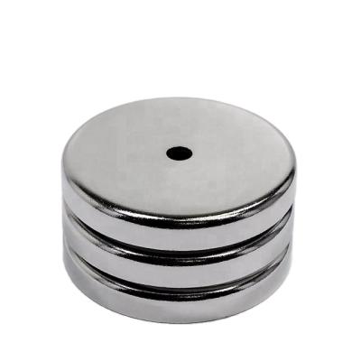 China Small Industrial Magnet HS Ring Form Strong NdFeB Magnet With Hole For Engine Parts for sale