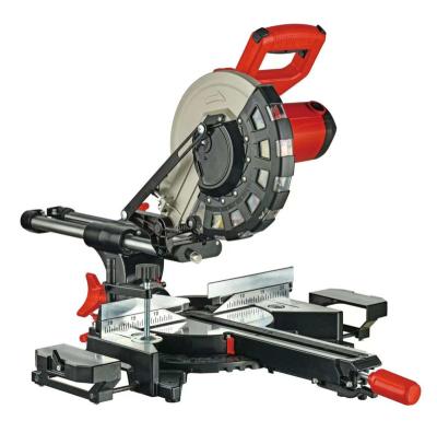 China Wood Saw Customized Hot Selling Power Saw 2000W High Accuracy Wood Cutting Saw 255Mm Electric Single Bevel Compound Miter Saw for sale