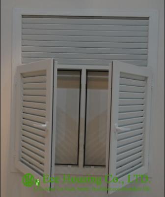 China UPVC Shutter Casement Windows, Fixed or Operable Louvered Casement window from China for sale