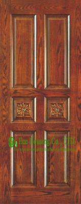 China Lacquer Finish 40mm Solid Timber Entry Door For Apartment, Outward Opening External Door for sale