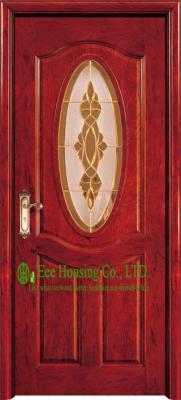 China Lacquer Finish 40mm Solid Timber Entry Door For Apartment, Outward Opening External Door for sale