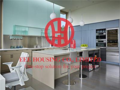 China Customized Modern Lacquer Kitchen Cabinet with Excellent Design and Quality MOQ is 1 set & Shipping by Sea for sale