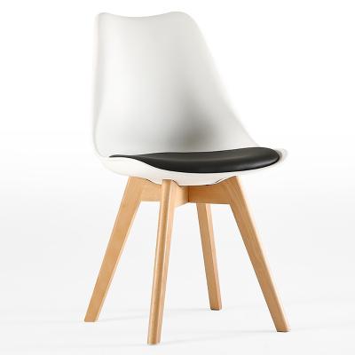 China Convertible Chair For Modern Scandinavian Dining Cafe Chairs Tulip Dining Chair Beige for sale