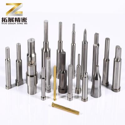 China Aluminum Ejector Sleeves Pin Injection Punch Mold Precision Flat Ejector Punches Flat Ejector Pins For Plastic Injection Molding for sale