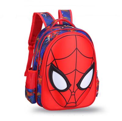 China Manufacturers direct cartoon 3d bags waterproof for kids for 1-3-6 grade boys bag backpack spider-man series bag backpack for sale