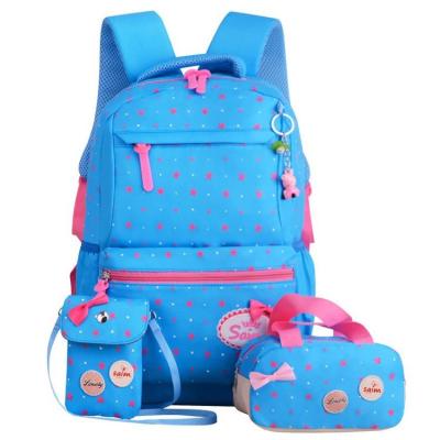 China Anti-theft new arrival hot sale 3 in 1 set with pencil case and handbag space schoolbag for primary kids for sale