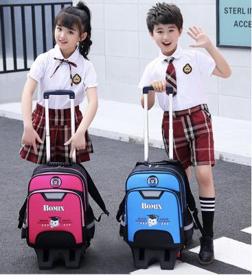 China Waterproof Kids Luggage Set Kids Travel Hard Trolley Suitcase Waterproof School Bag Trolley School Bag for sale