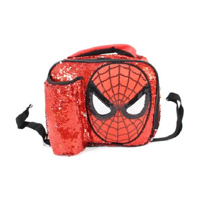 China Nylon Insulated Cartoon Hero Bag Lunch Cooler Bags For School Kids for sale