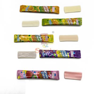 China Natural Multicolor Chew Casual Candy Snacks Fruity Assorted Chewy Gummy Candy for sale