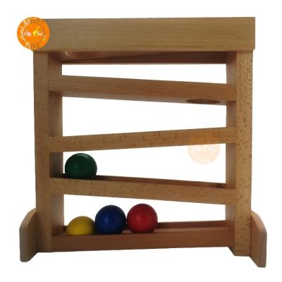 China Kids Montessori Sensory Ball Counting Tracker Wooden Baby Educational Toys For Children Amazing Trackball Maze for sale