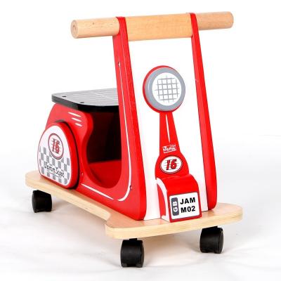 China Wooden Balance Safety Kids Bike Car Wooden Walkers Mini Bike Wooden Toy Bikes Self Balance Training Scooters for sale