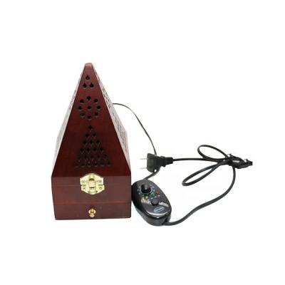 China Pyramid Home Design Electric Wooden Censer for sale