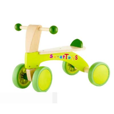 China Ride On Wooden Toy Kids Bicycle Wooden Balance Bike Toy For Kids Training Coordinate Ability for sale