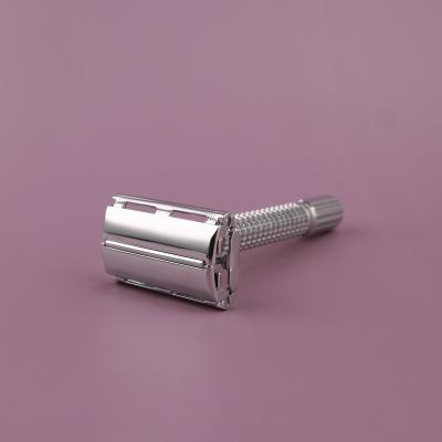 China High Quality Twin Blade Butterfly Safety Razor Safety Stainless Steel Beauty Wet Shaving Instrument for sale