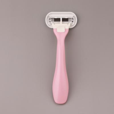 China New Design Five Blade Razor Women Shaving Blade Manual Safety Ladies Hand Held Hair Removal Removing Shaving Knife for sale