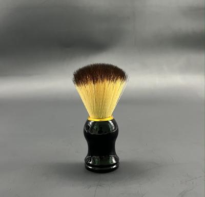 China Shaving Brush Relax Best Selling Custom Logo Mens Wooden Handle Synthetic Fiber Shaving Brush for sale